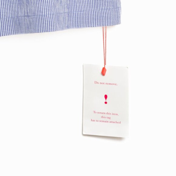 Rouje Cassandre Blue White Bleu Vichy Gingham Smocked Dress - FR 34 / US 2 / XS - Picture 12 of 16